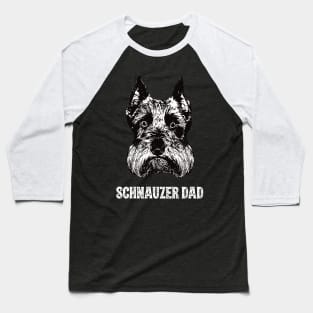 Schnauzer Dad Baseball T-Shirt